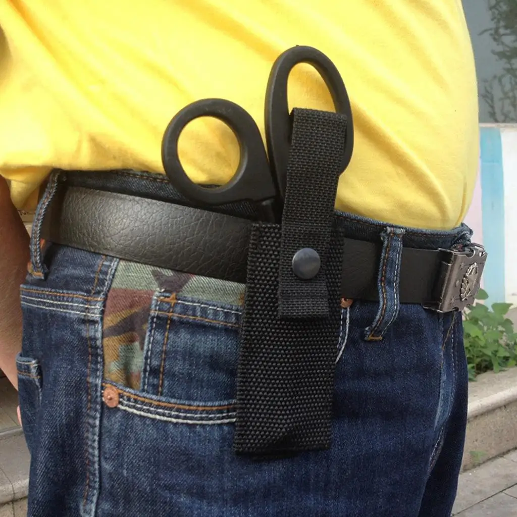 黒色救急救命士EMT EMSメディック用ハサミシザーシースポーチ