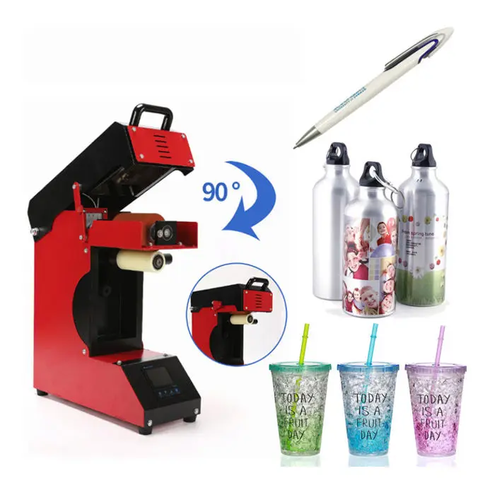 For Bottle roller heat transfer roller hot press 360 degree multi-function hot press plastic cup pen printing