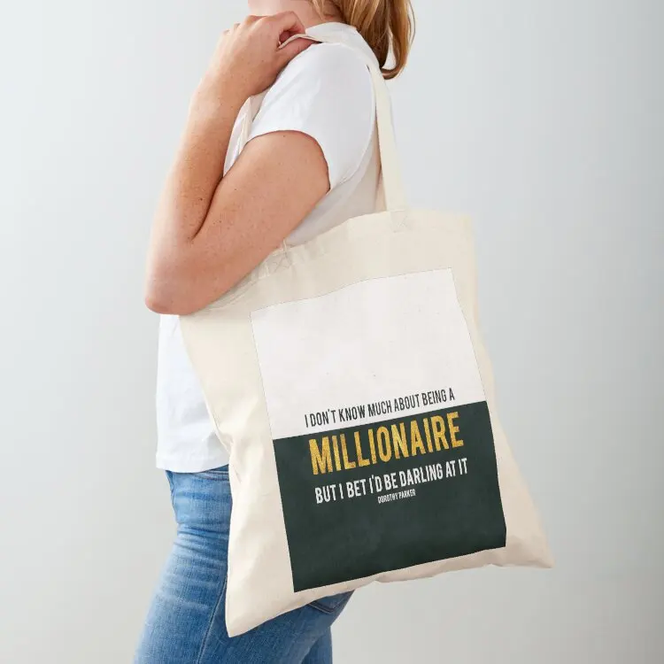 

Millionaire Dorothy Parker Tote Bag Big bag women Lady bag Fabric Shopper handbag