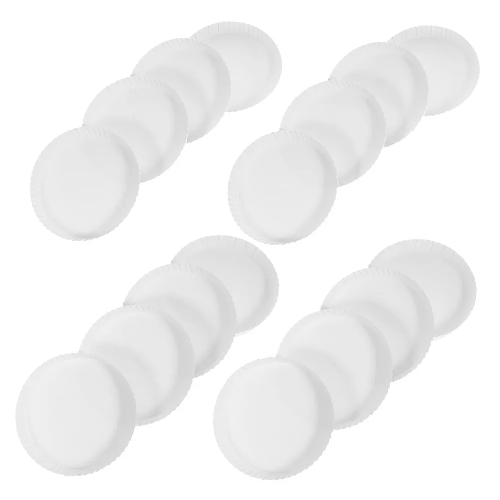 Disposable Paper Cup Covers for Hotel Owners to Keep Drinks Clean, 100-Piece White Paper Set, 7.00 cm, Dust-Blocking Design