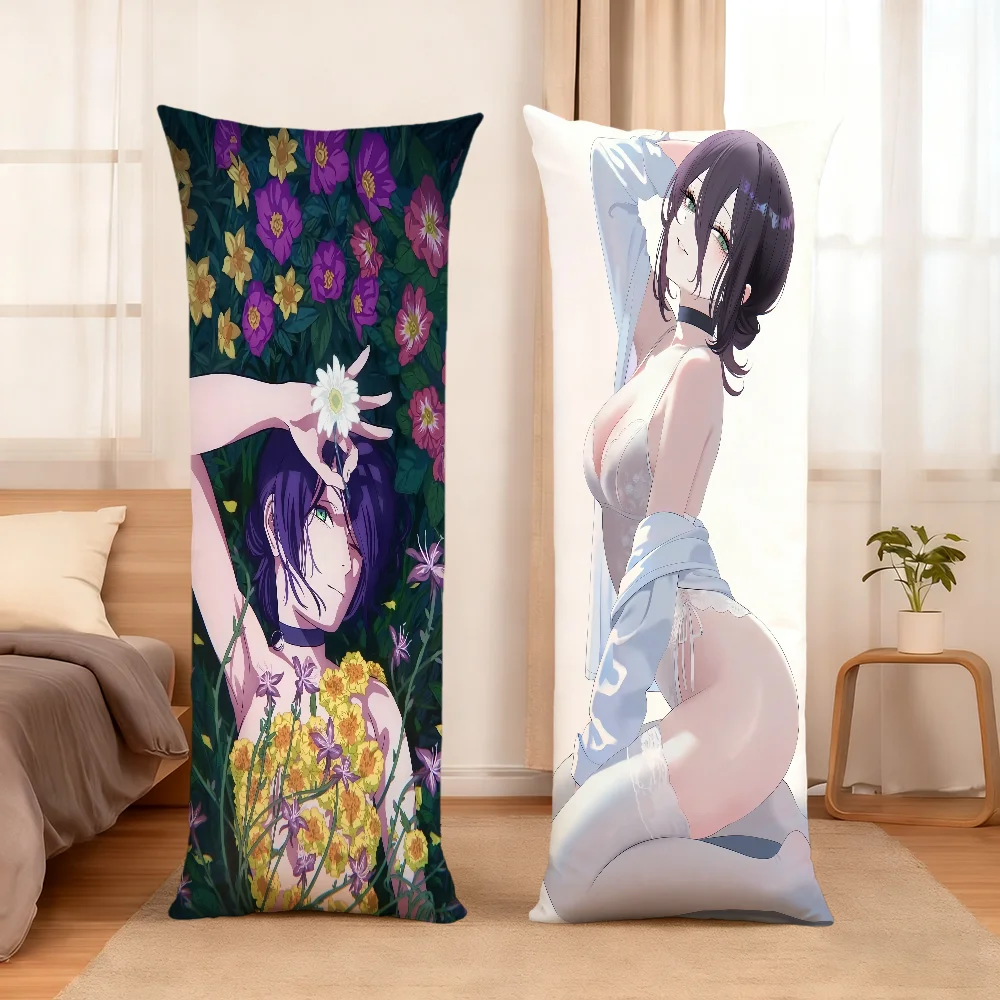 C-Chain-saw M-Man reze ANIME cushion cover Rectangle Pillow Cover Home Sofa living Room 51x137CM Dakimakura long PillowCase