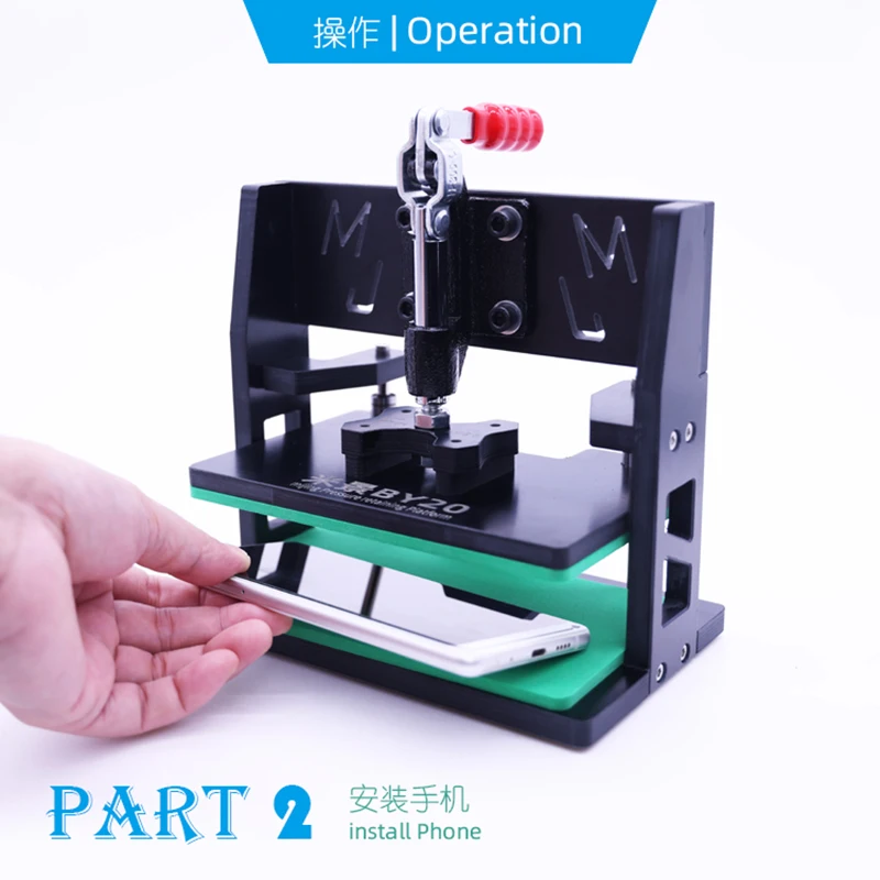 MIJING BY-20 العالمي الضغط الاحتفاظ منصة تركيبات شاشة الهاتف المحمول LCD المشبك تركيب إصلاح صيانة أدوات إصلاح