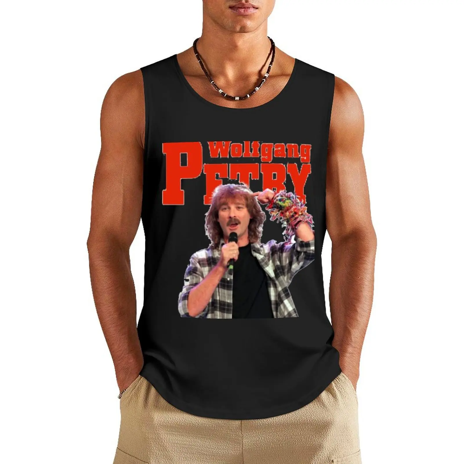 Wolfgang petry schlager volksmusik Tank Top bodybuilding men Man gym clothes