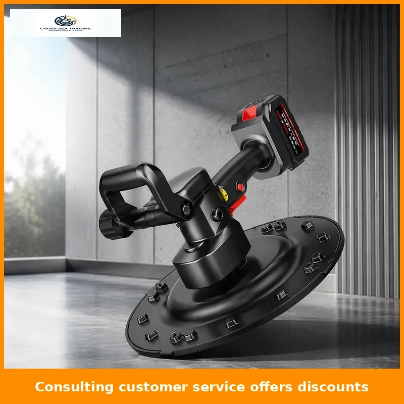 Lithium Battery Plastering Machine, Handheld Electric Polisher, Concrete Putty Powder Smoothing, Lithium Battery Sanding
