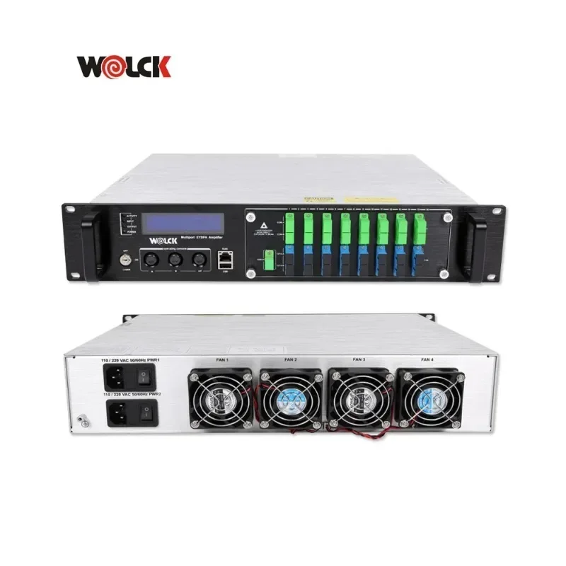 Wolck DBC 23db 22db 19db 4/8/16/32/64 Ports 1550nm EDFA with WDM