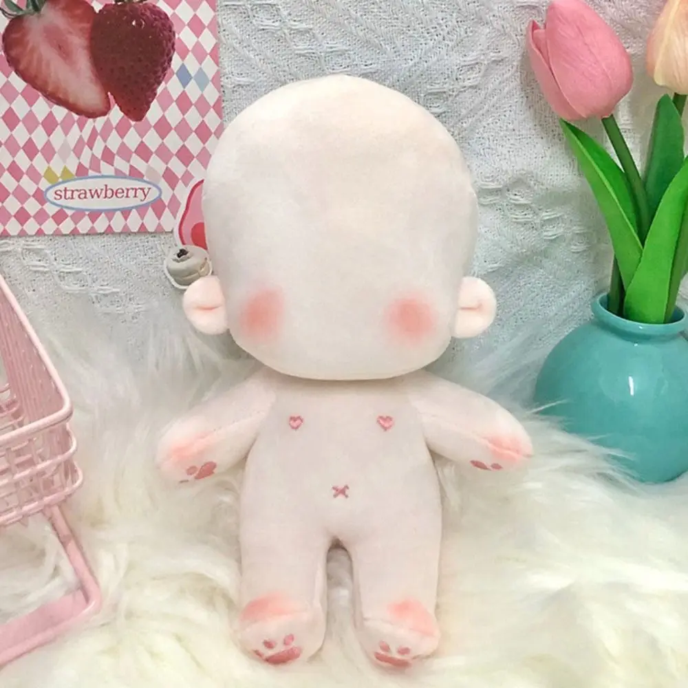 

Embroidery Blank Unembroidery Cotton Doll Stuffed Dress Up Blank Cotton Stuffed Toy Fat Normal DIY Idoll Doll Kids