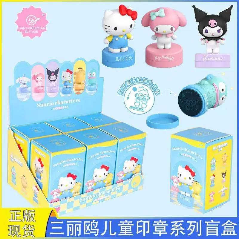 جديد سانريو الأسرة مرحبا كورومي صندوق أعمى العصرية لعبة من الكارتون Hangyodun MyMelody اكسسوارات هدية عيد ميلاد للأطفال #1