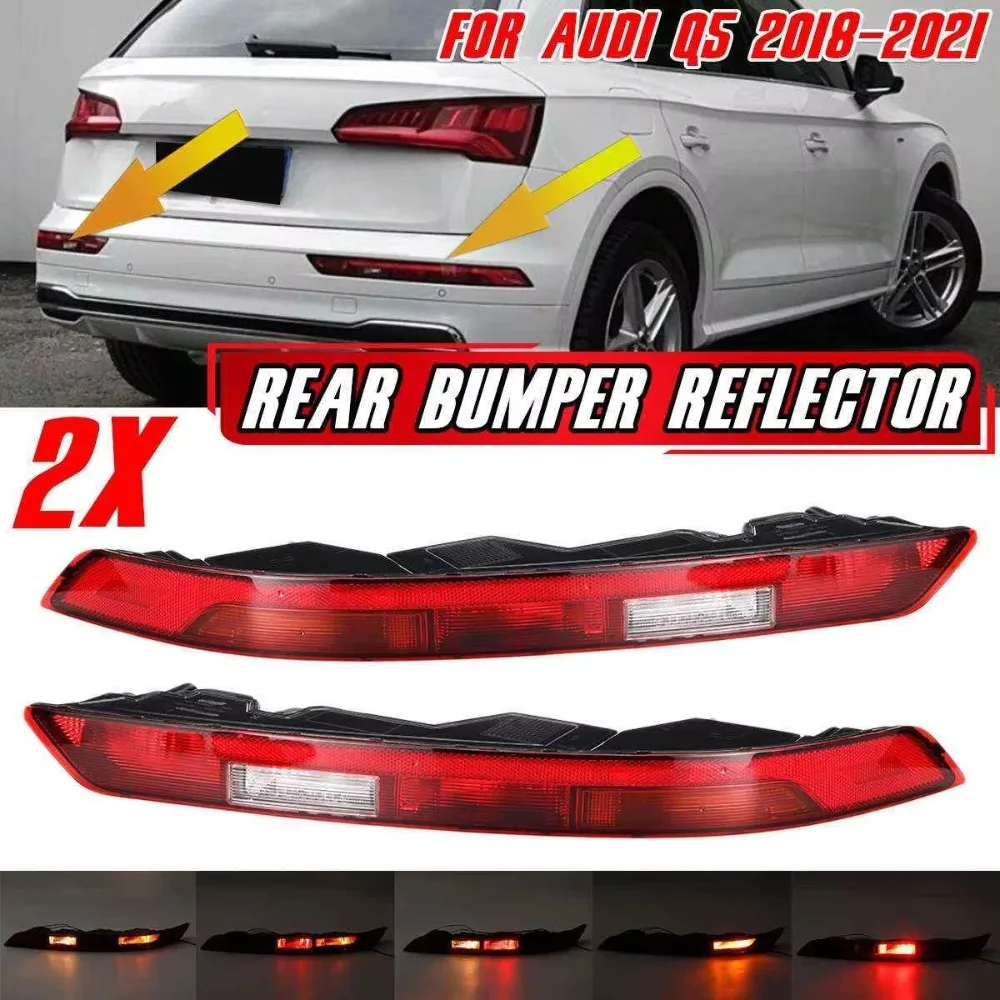 80A945069 80A945070 Auto Rear Bumper Tail Lamp Brake Light Turn Signal Light Assembly For Audi Q5 2018 2019 2020 2021 2022 2023