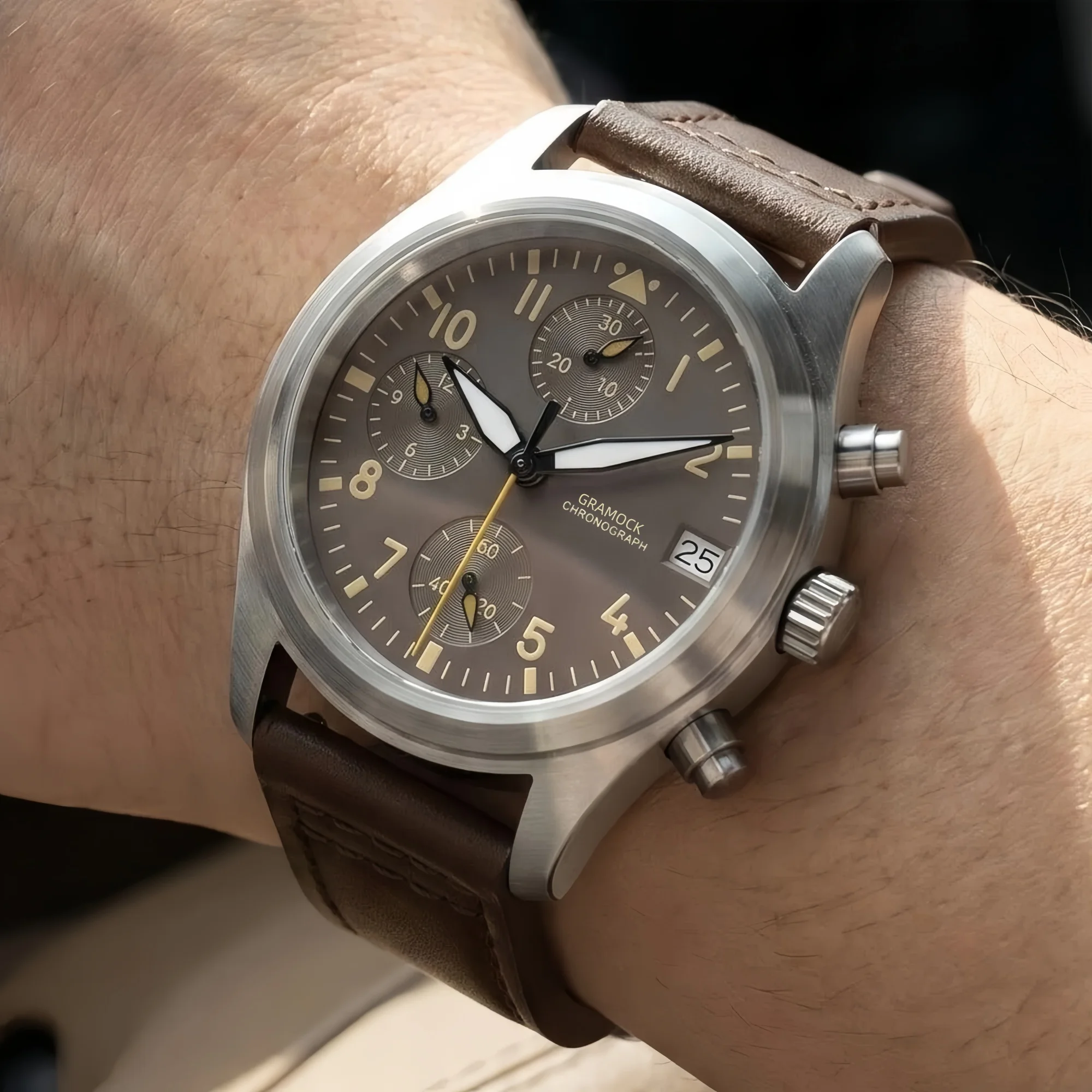 Men's 38mm Steel Dive Vintage  - Old Fashioned Glass ulasan dan harga