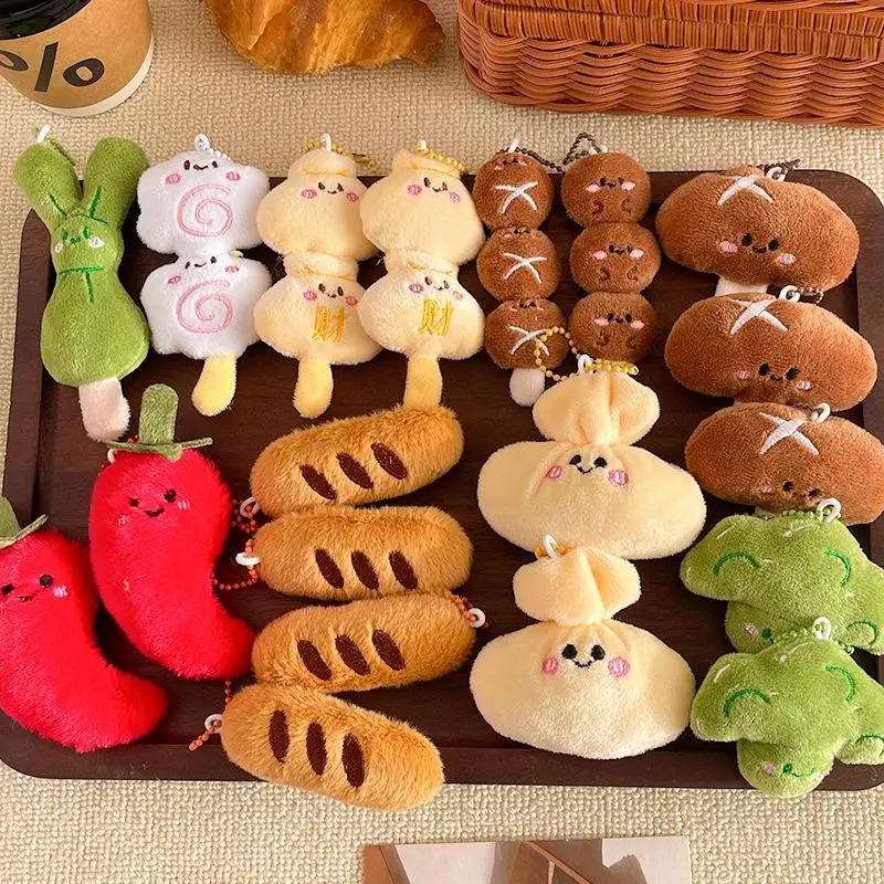 

Милый мультфильм Кулинарная кукла Кулон Брелок Kawaii Моделирование еды Кукла Рюкзак Украшение Подвеска Аксессуары Подарок