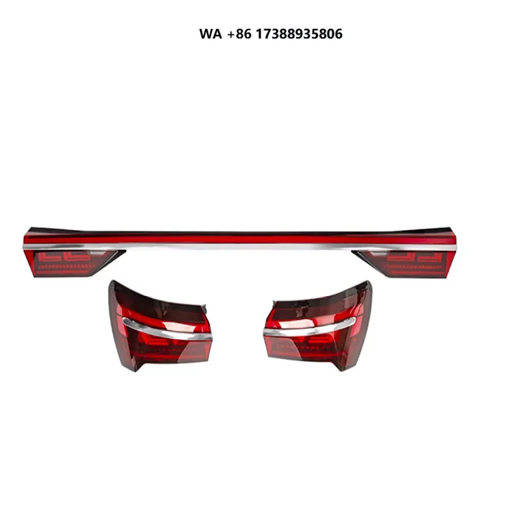 High Quality A6(C8) 2019-2023 Rear Tail Light with Through Light Directly Selling; Features Red Lens and New Condition