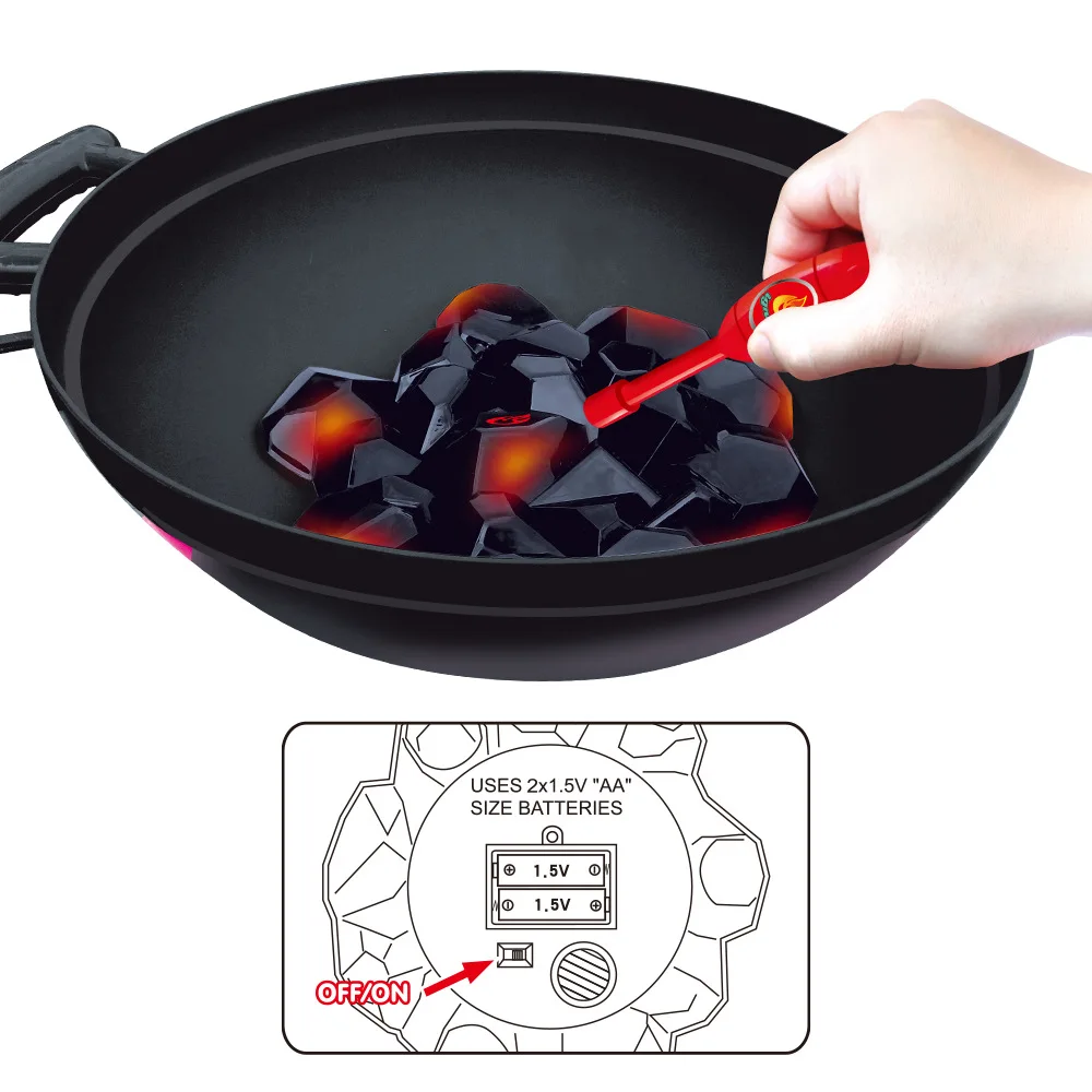 Fantasiespel Keukenspeelgoed Simulatie Barbecue Grill met lichtgeluiden Kinderhuis Speelkeukenset Rollenspel Educatief speelgoed