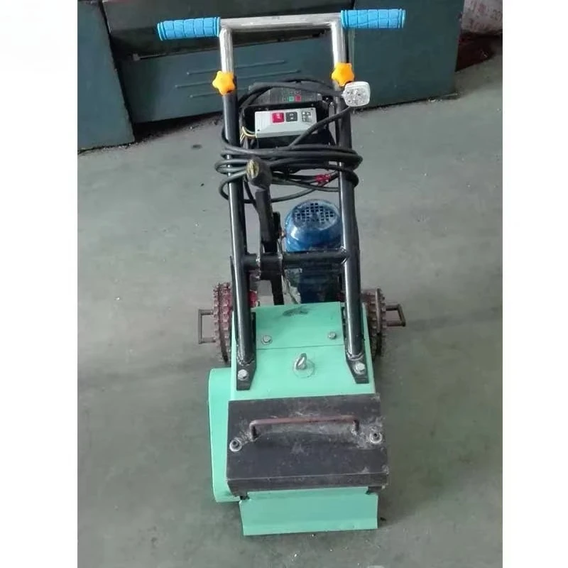 Easy to OperateWalk-behind Surface Scarifier 25-44° Shovelling Angle Hand Push Floor Coating Shovel Scraper Machine