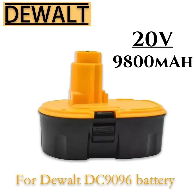 

20V 9800mAh NI-MH power tool for Dewalt DC9096 DE9039 DE9095 DW9098 DE9503 DW9096 interchangeable battery+charger