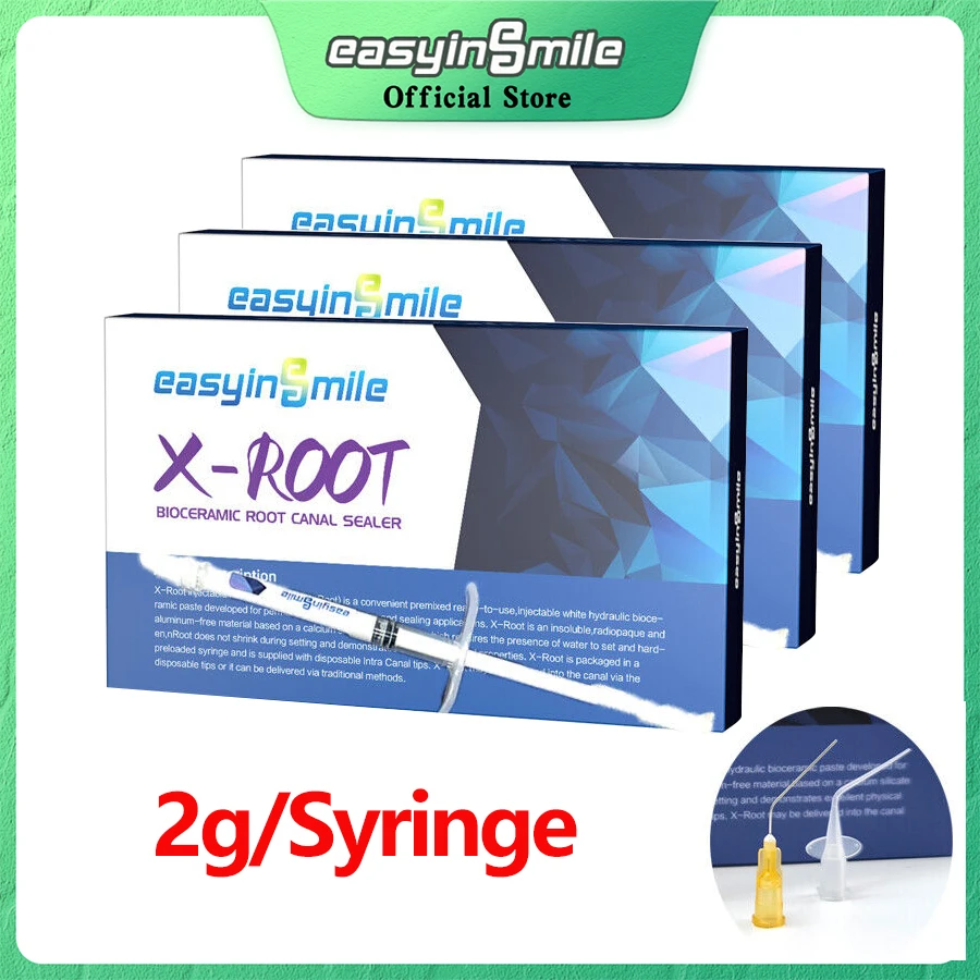 Dental X-ROOT Root Canal Bioceramic Sealer Composite Filling EASYINSMILE Endo Rotary Files NITI gold files Engine Files No Break