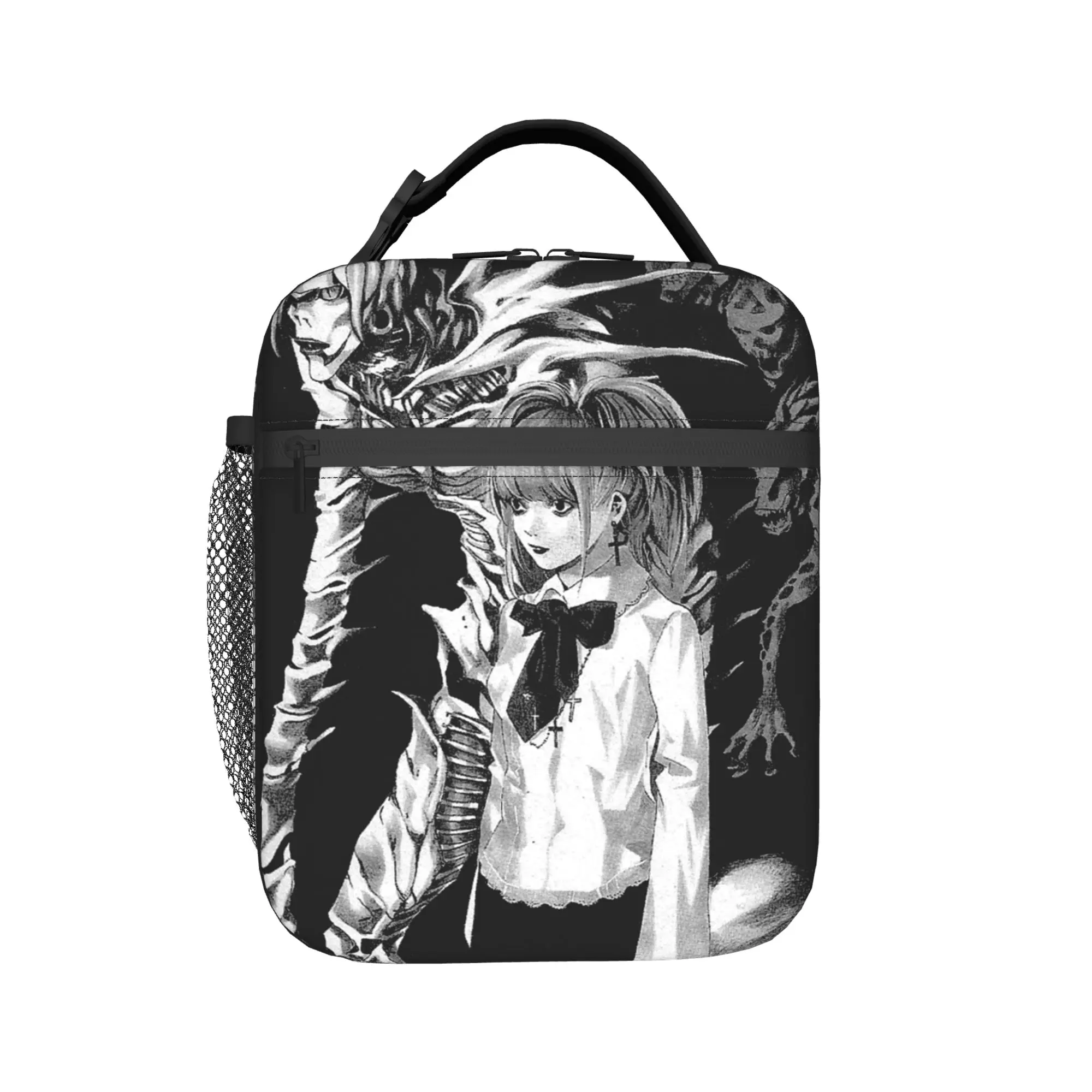 Death Note Misa Manga Insulated Lunch Bag Large Anime Lunch Container Thermal Bag Tote Lunch Box Work  Travel Bento Pouch view 3