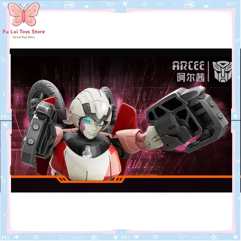 

Authentic Blokees Transformers Classic Class Arcee Building Figure Movable Light-Up Model Cool Desktop Ornament Ideal Gift