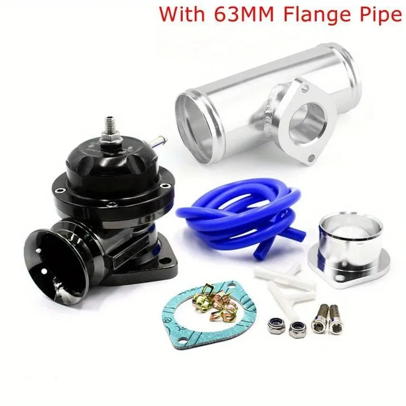 Type-RS Turbo Blow off Valve Adjustable 25psi BOV With 63mm Flange Pipe For GD-RS FV RZ Blow Off Valve Adapter L=150mm