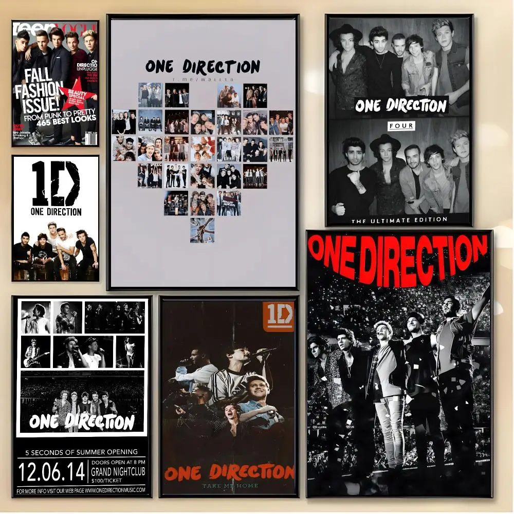 pop music group O-One Direction Poster Unique Home Decoration Ideas & Stylish Interior Art
