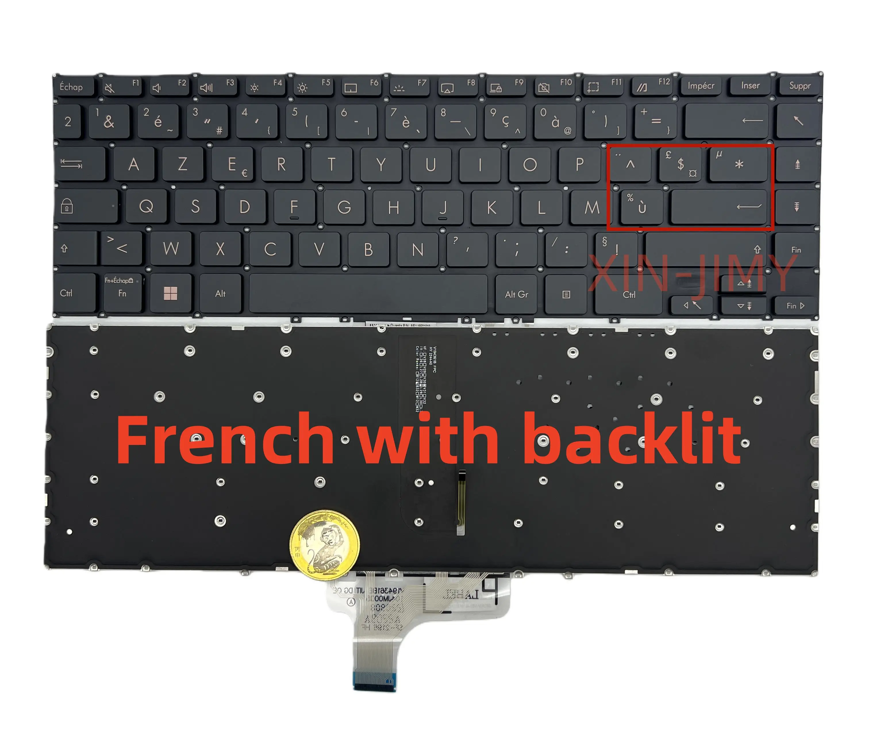 French Backlit Keyboard for ASUS ZenBook UX363E UX363EA UX363J UX363JA X371EA UX371 UX371E UX371EA UXF3000 UXF3000E