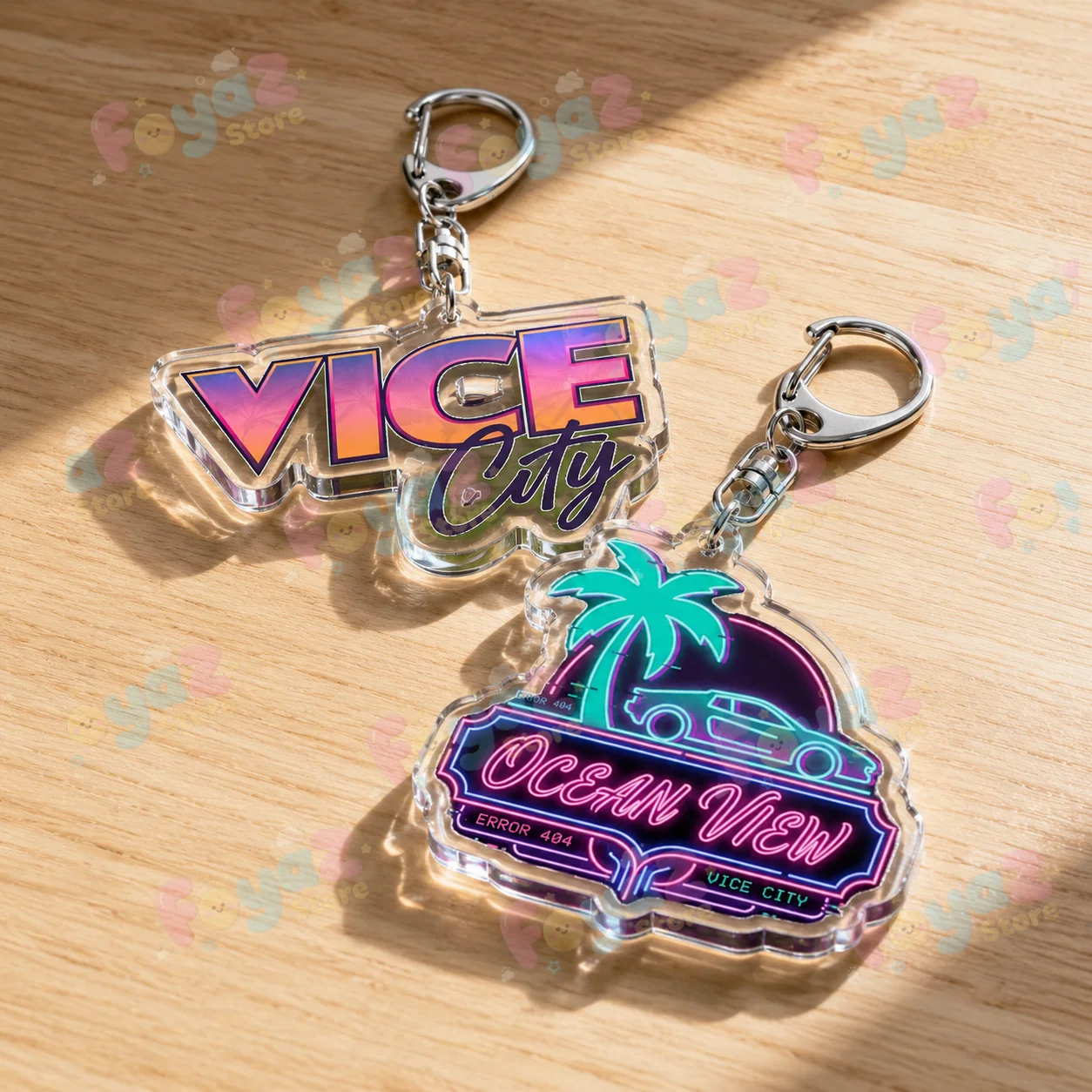 Videospiele Vice City Schlüsselanhänger für Accessoires Taschenanhänger Anime San Andreas Spiele Schlüsselring Schmuck Fans Freunde Geschenke – Detail 3