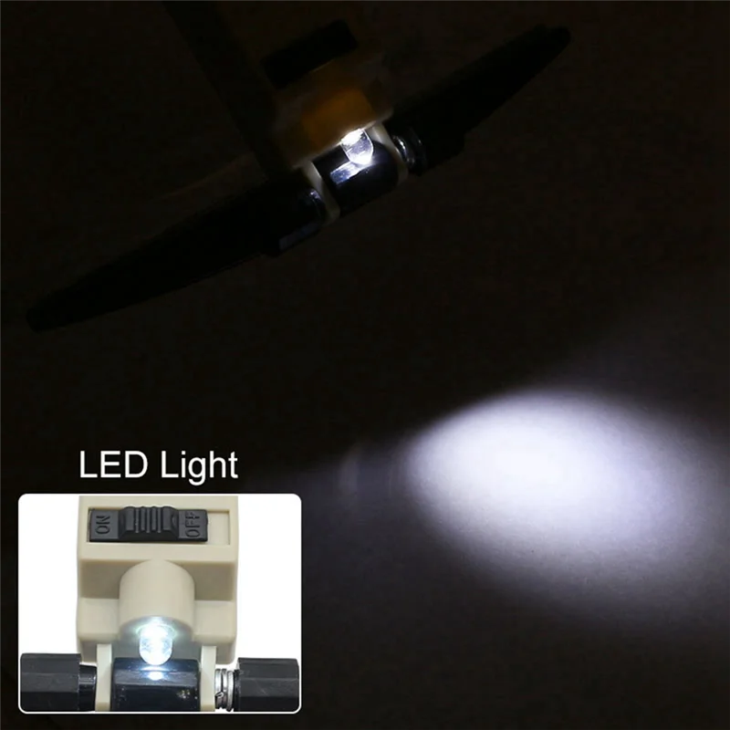 GTBL Head Magnifier 2X 3.5X 4.5X 5.5X Large Lens LED Light For Stamp Collecting And Jewelry Processing