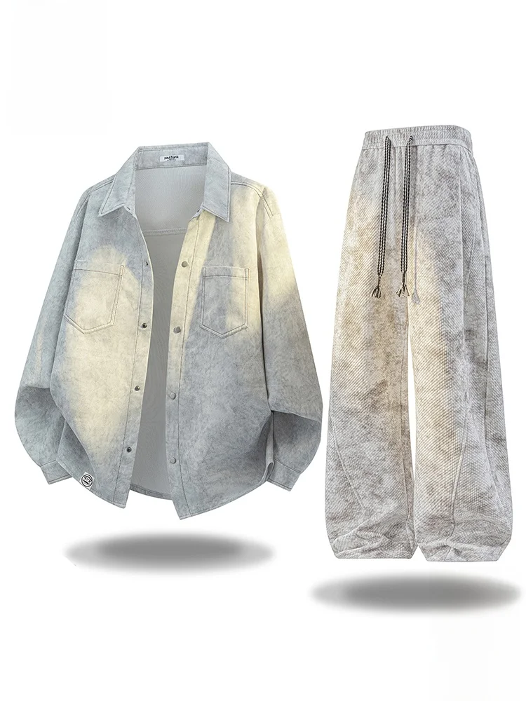 

PaulFrank Workwear irt Jaet Casual Pants Set Men's Autumn 2025 Loose Sle Polyester Long Sve irt Long Pants