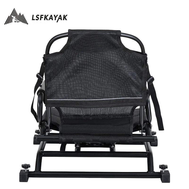 Premium 360 Degree Swivel Aluminum Alloy Kayak Seat Durable Adjustable Padded Fishing Kayak Seat Comfortable Rotating Canoe Seat