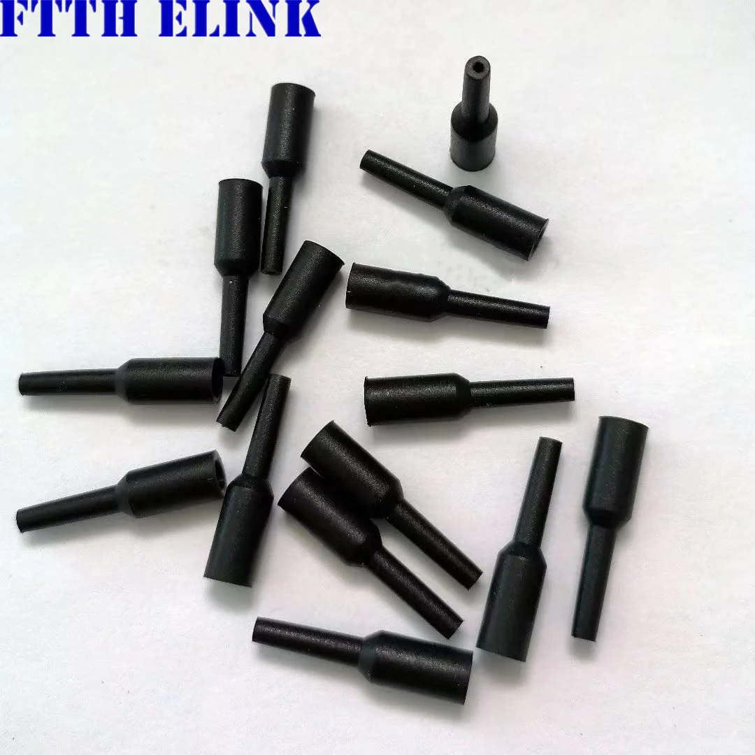 100pcs SMA905 boot 3.0mm 0.9mm for SMA optical fiber connector tail sleeve plastic black free shipping