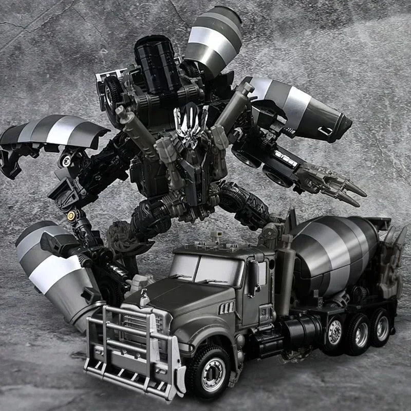 In Stock Transformation Toys DD03 Mixmaster SS Hercules Engineering Vehicle Alloy Version Robot Model Collection Movable Dolls