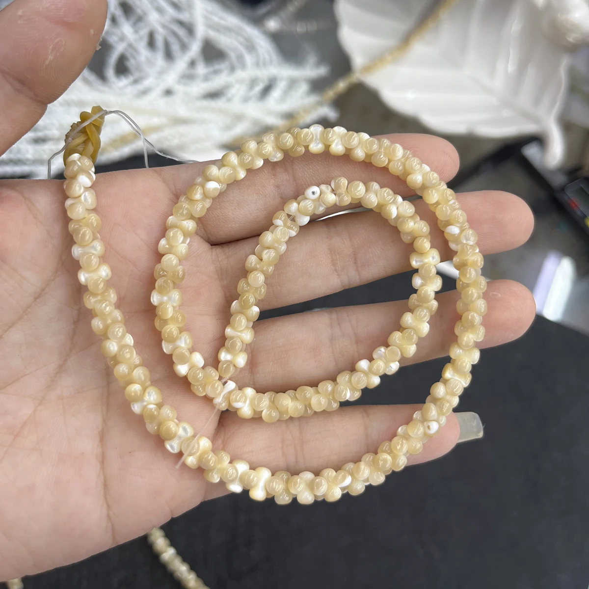 3x6mm Natural Shell Semi-Finished Beads Irregular Shaped Beads for Jewelry Making DIY Necklace Earrings Accessories Wholesale
