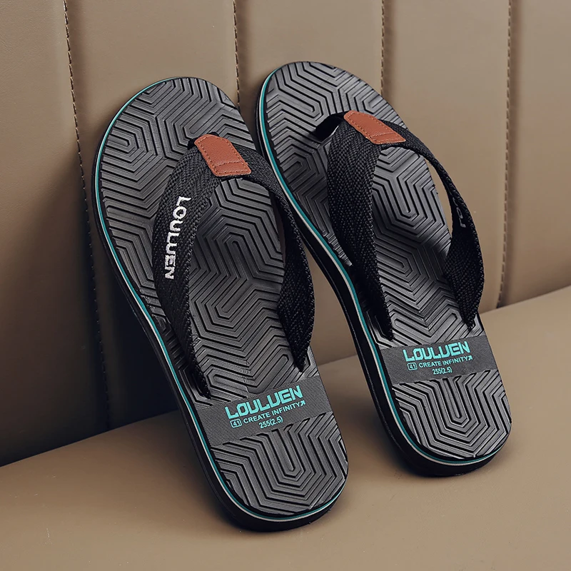 Men's new flip flops super comfortable and fashionable men's summer slippers classic version cool flip flops men's shoes beach s image 5