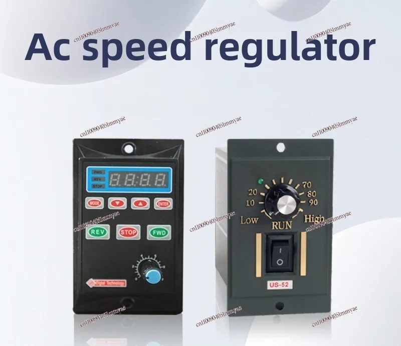 AC Motor Speed Regulator US-52, 6W-400W, 220V Forward Reverse Control for Reduction Motor