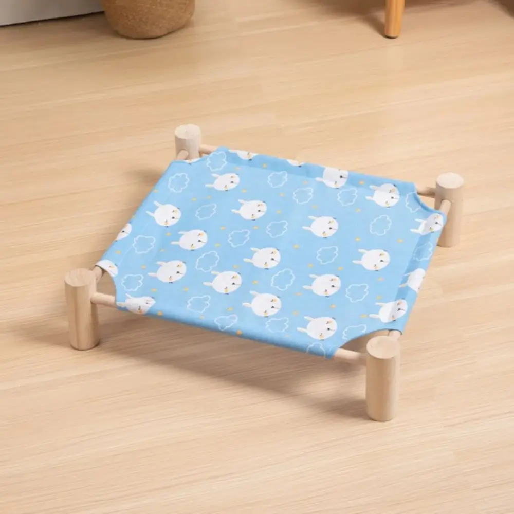 

Cushion Detachable Swing Bed Wooden Frame Comfortable Camp Bed Portable Replacement Pet Hammock Outdoor Use