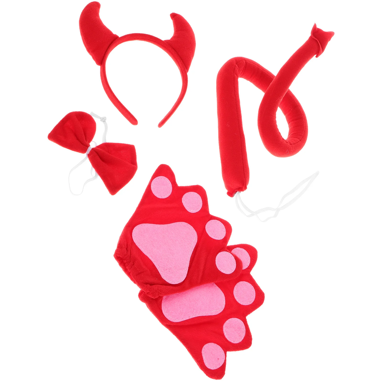 1Set Halloween Devil Horns Headband Kids Cosplay Costume Party Birthday Dress Up Hairband Devil Ears Hairband Devils Ears