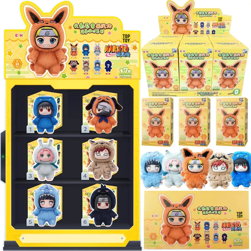 

Hot sale Naruto Shippuden Blind Box Party Series Kakashi Uchiha Itachi Mystery Box Vinyl Face Doll Ornament Toy Pendant Gifts