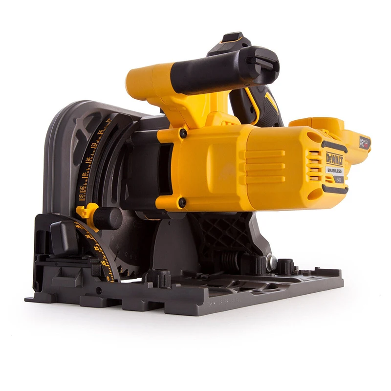 DeWalt เลื่อยวงเดือน DCS520 FLEXVOLT®เลื่อยไม่มีแปรงถ่านไร้สาย54V 60V เครื่องมือสำหรับงานช่างไม้แบบเฉพาะ6 1/2