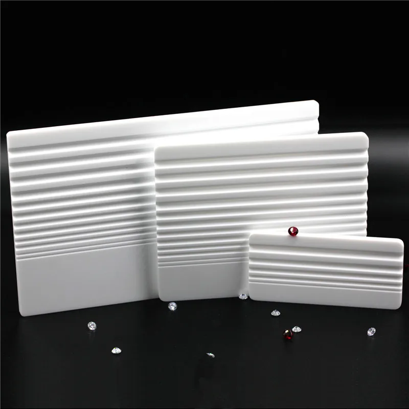 Diamond Bare Stone Gemstone Grading V-Groove Color Treasure Display Panel Viewing Board Naked Diamond Size Compariso Stone Panel