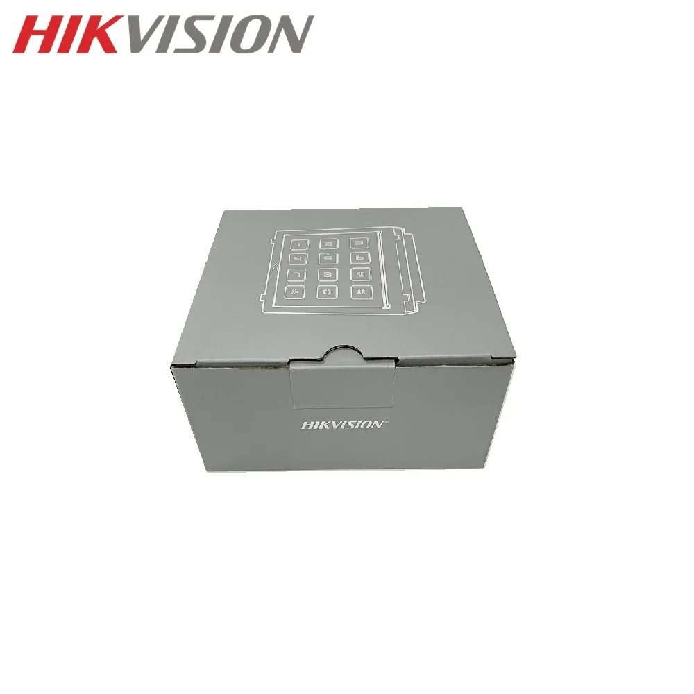 HIKVISION-Módulo de teclado de intercomunicador de vídeo DS-KD-KP, compatible con desbloquear la puerta mediante la introducción de contraseña,