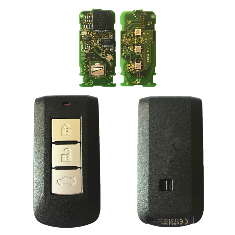 CN011009 Original 3 Buttons Smart Remote Key FCC GHR-M004 ID47 Chip 433 MHz Keyless Go For M-itsubishi Lancer Outlander Attrage