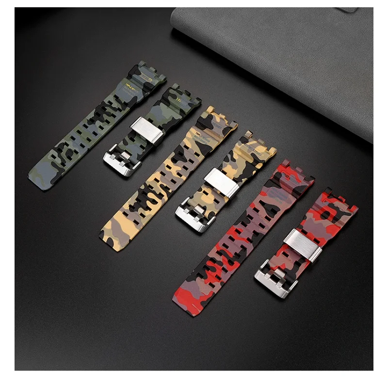 카시오 G-SHOCK 시계 밴드 빅 머드 킹 2 세대 GWG-2000 GWG-2040 GWG2000 수정 된 남성용 수지 실리콘 시계 스트랩