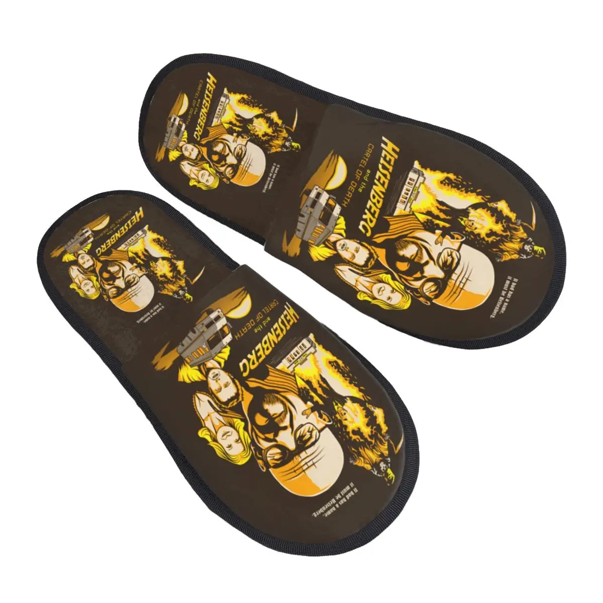 

Тапочки-слайды женские «Брейкбад» с эффектом памяти, мягкие, для дома и спа, в стиле сериала