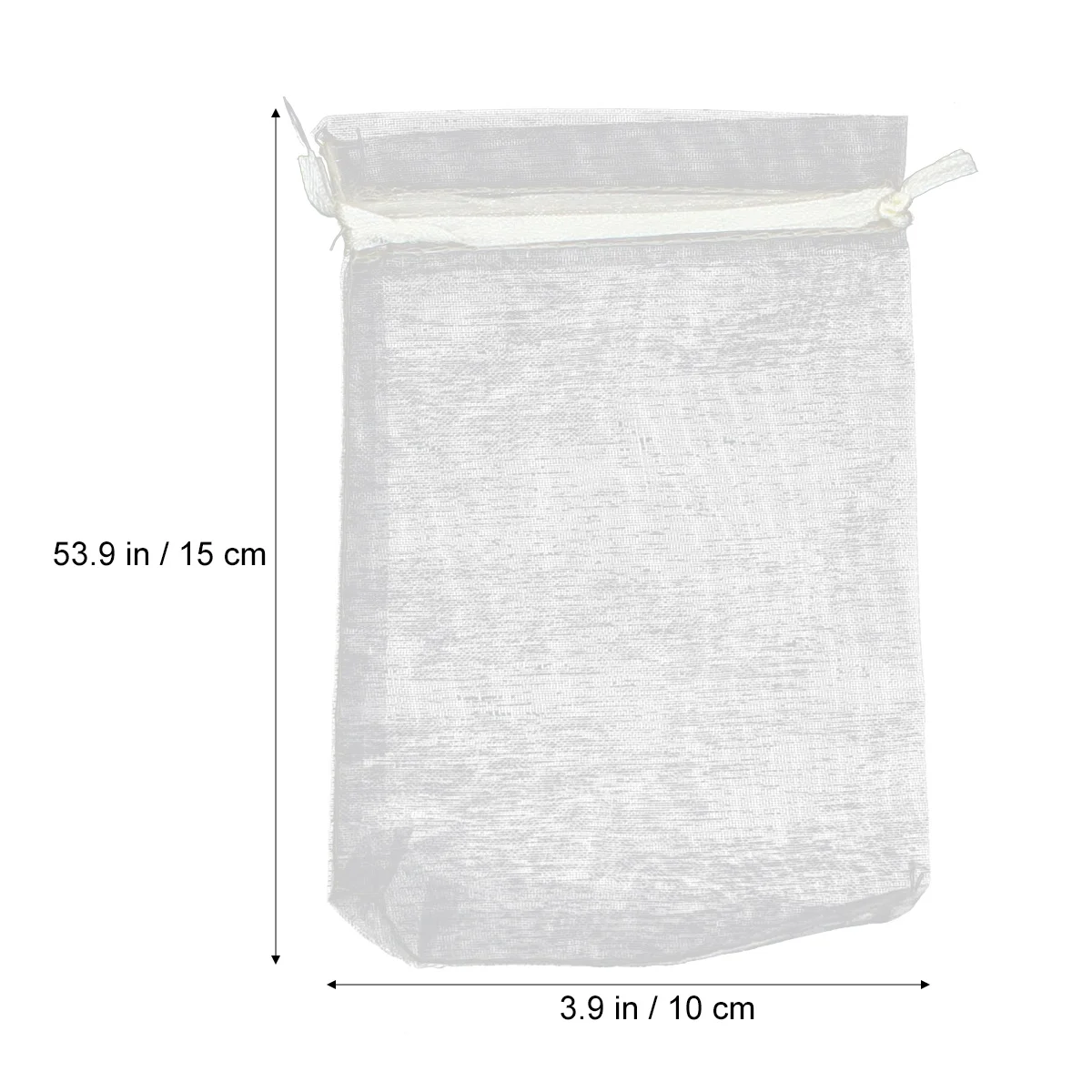 100 قطعة أكياس الرباط الأورجانزا أكياس شبكية لتخزين حلوى الزفاف هدية التعبئة الحرفية خرز للمجوهرات مفاتيح ماكياج السفر