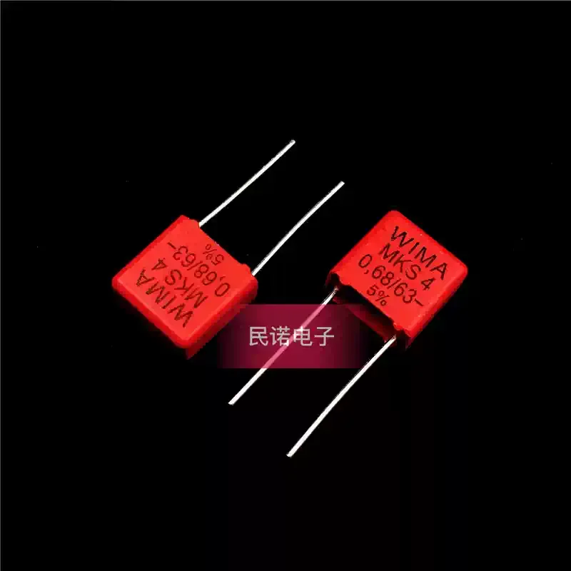 10-100pcs German Weima capacitor WIMA MKS4 63V 0.68uf 63V 684 680nf pin distance 7.5mm