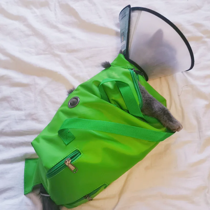 Mochila transporte plegable para gato, bandolera de viaje exterior - imagen 2