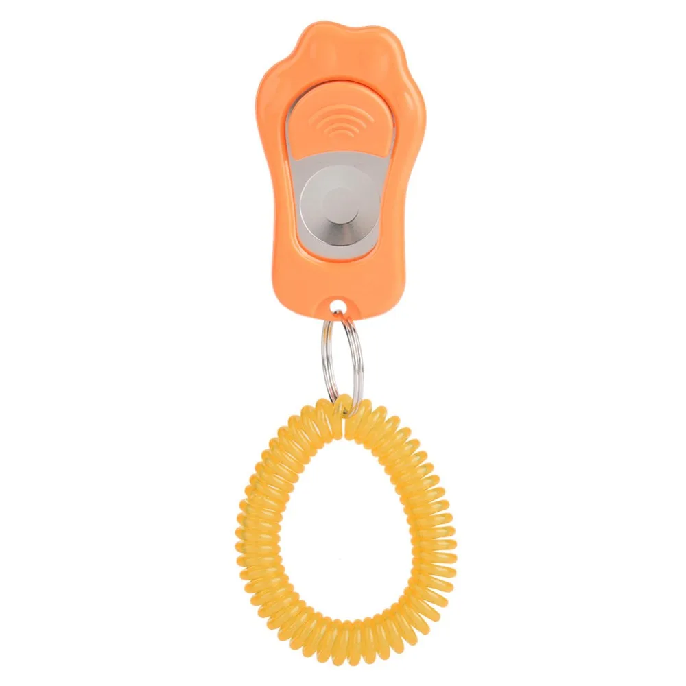 Paw Shaped Dog Training Clicker Three Level Adjustable Lightweight Paw Shape Clicker Portable Multi Tone Sound Pet Sound Trainer