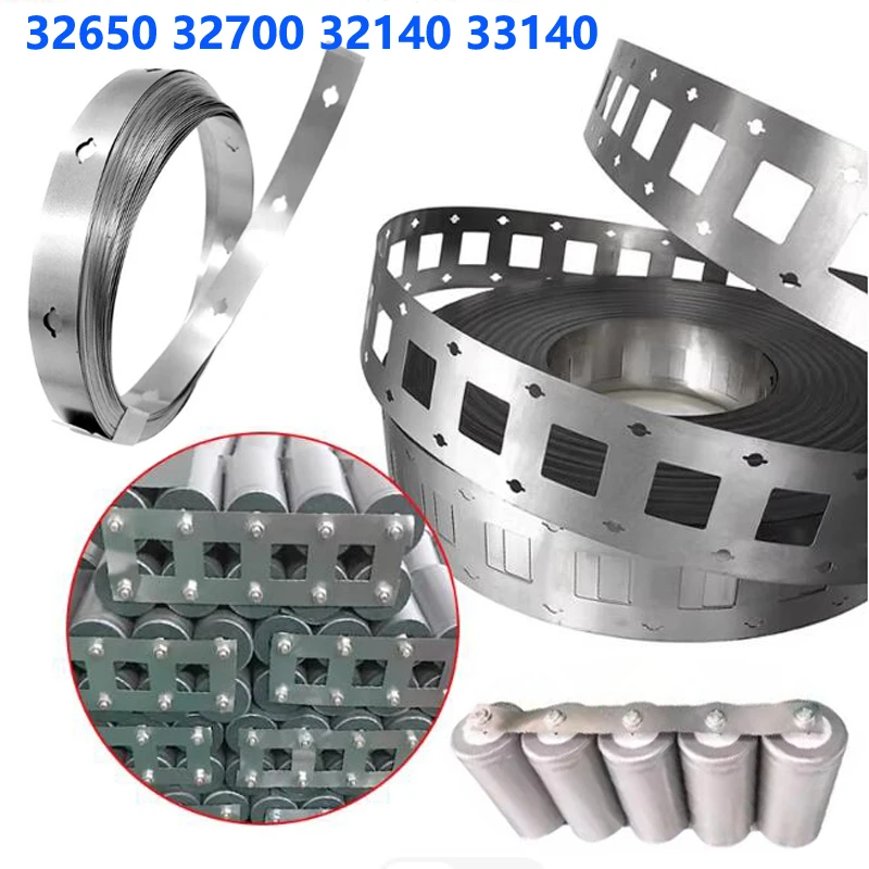 32650 32700 32140 33140 Connecting Nickel Sheet with Lithium Battery Nickel-plated Steel Strip Spot Welding Nickel Sheet