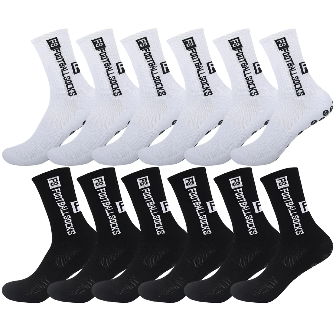 

1/6 пар мужских и женских противоударных носков с нескользящей подошвой для тенниса и походов