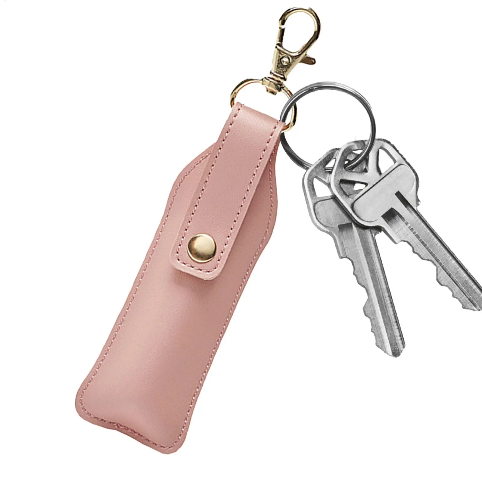 Portable Lipstick Bag Makeup Pouch Lip Balm Holder Case Keychain Pendant Bag Accessories Lip Gloss Pouch For ornament women