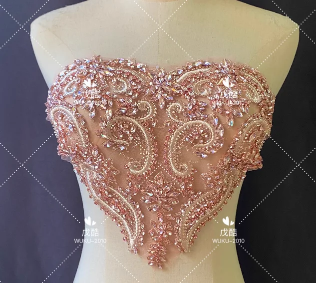 فستان زفاف مزين بالدانتيل مجسم ثلاثي الأبعاد مع زهور مخيطة على الصدر وإكسسوارات فستان الأطفال